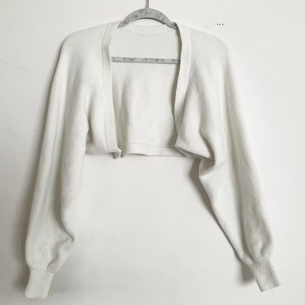 Alo Yoga Snuggle Up Sweater Shawl Ivory One Size